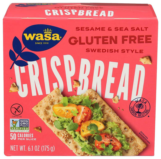 Wasa Gluten Free Sesame and Sea Salt Crispbread