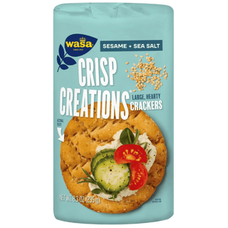 Wasa Crisp Creations Sesame & Sea Salt Crackers