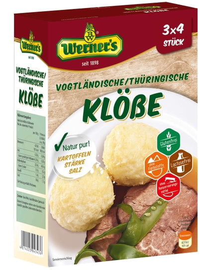 Werner's Raw Potato Dumplings Thuringian Style