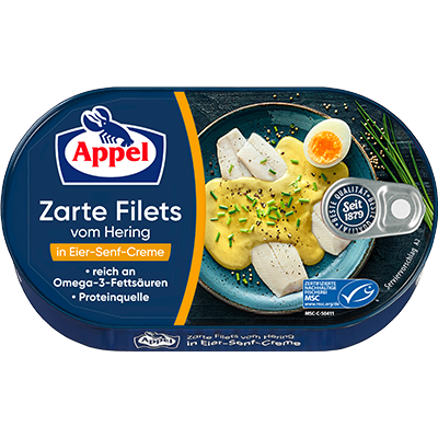 Appel Heringfilets In Eier-Senf