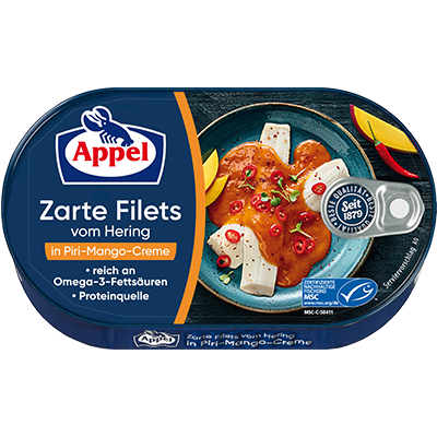 Appel Heringsfilet Piri-Mango-Creme