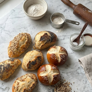 [Video Masterclass] Baking Traditional German Brötchen: 3 Types (On-Demand)