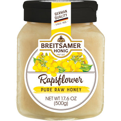 Breitsamer Creamy Rapsflower Honey 17.6oz