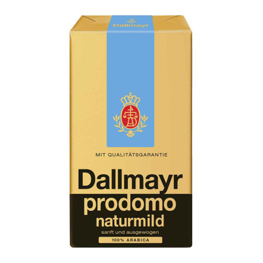 german naturmilder coffee from Dallmayr prodomo