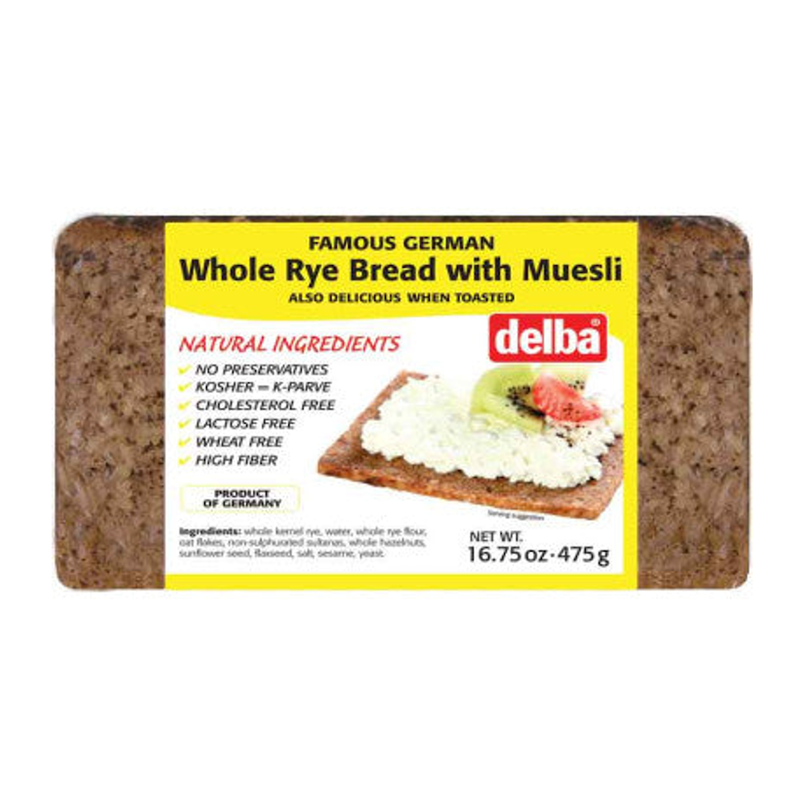 Delba Whole Rye Bread With Müsli
