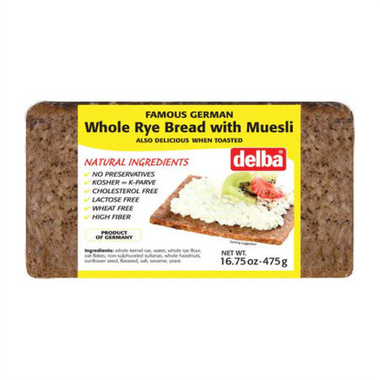 Delba Whole Rye Bread With Müsli