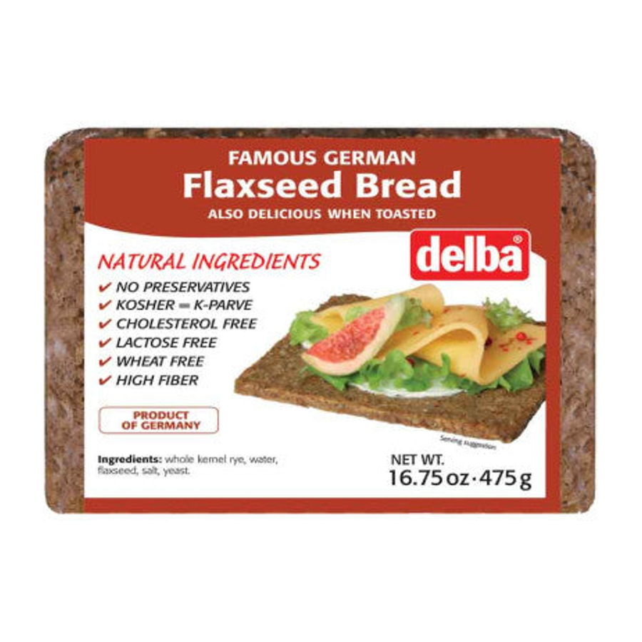 german flaxseed bread from delba