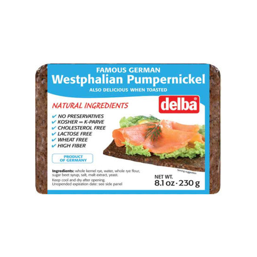 Delba Dark (Westphalian) Pumpernickel Bread