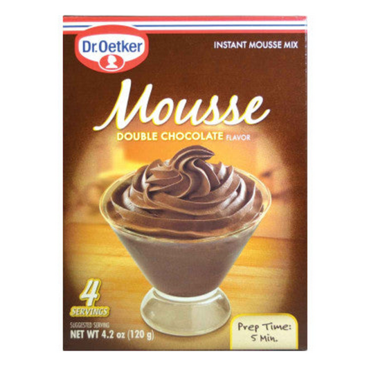 german dfouble chocolate mousse from dr.oetker