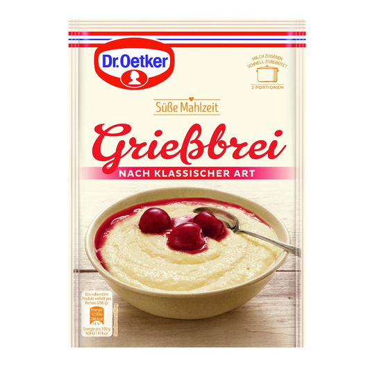 german grießbrei from dr. oetker