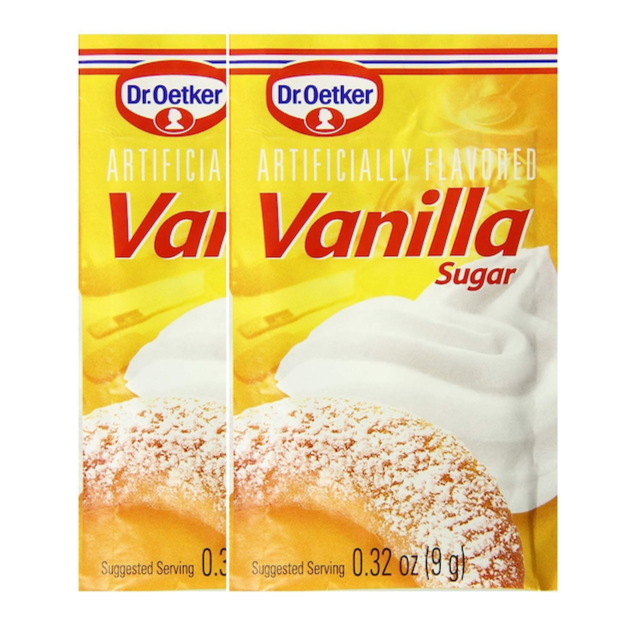 german artificial vanilla sugar from dr. oetker