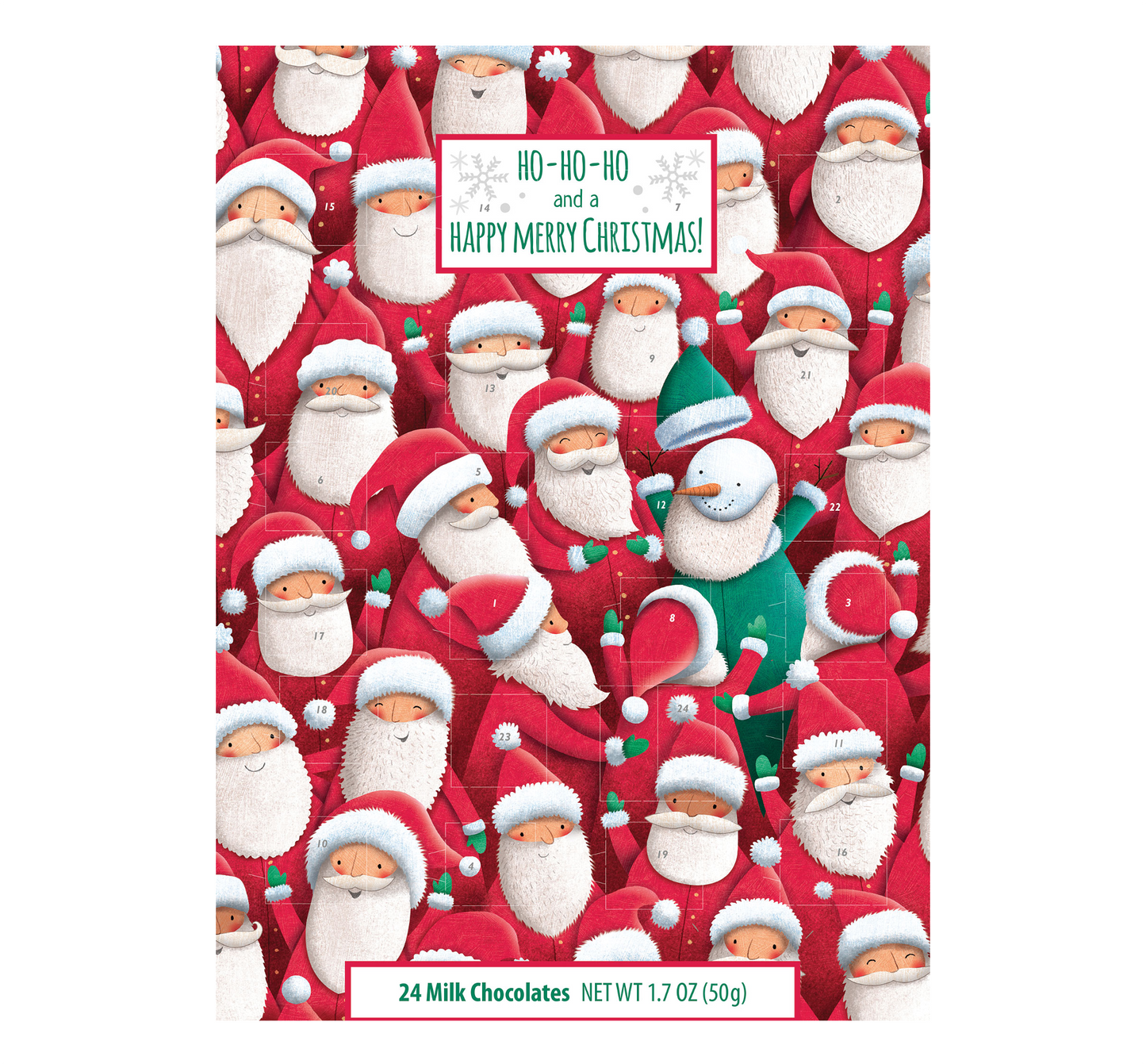 Erikas Pantry Advent Calendar Modern Design Santas