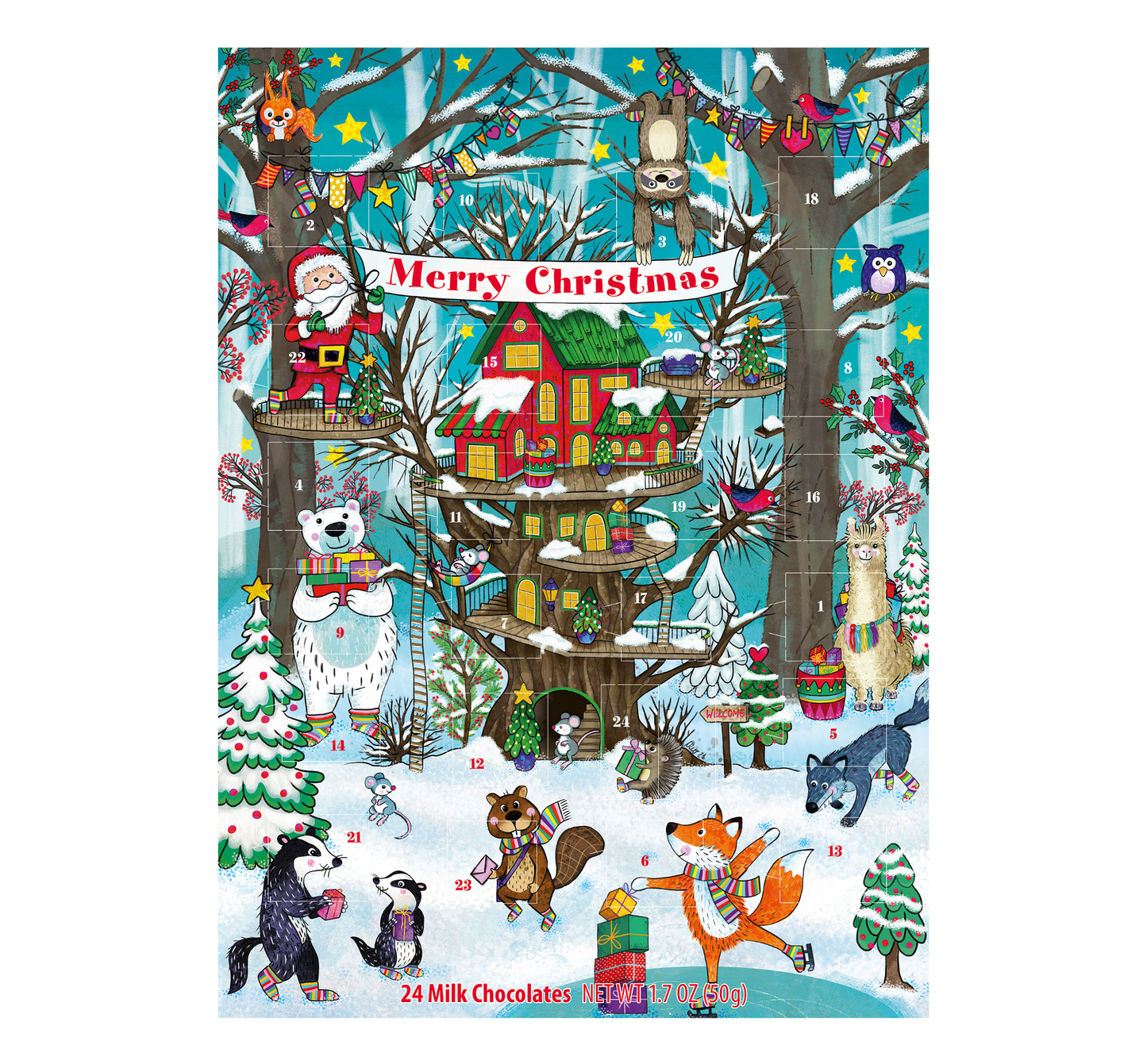 Erikas Pantry Advent Calendar Modern Design Tree House