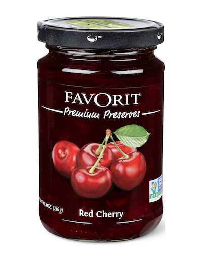 Favorit Premium Preserves Red Cherry