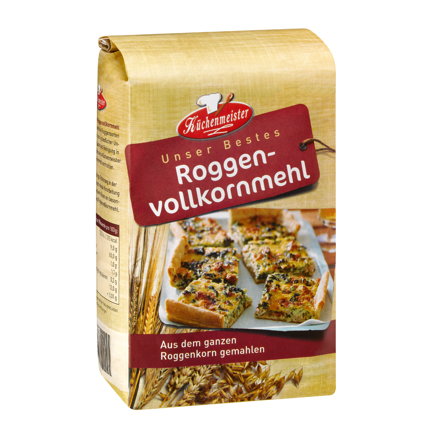 Küchenmeister Wholemeal Rye Flour (Roggenvollkornmehl)