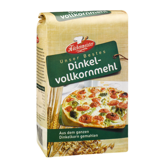 Küchenmeister Wholemeal Spelt Flour (Dinkelvollkornmehl)