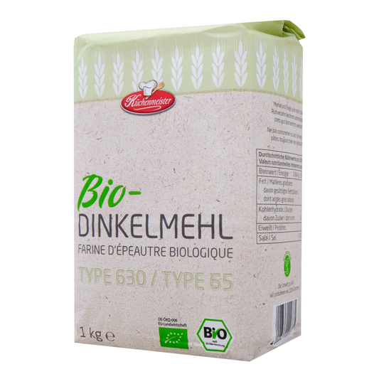 Küchenmeister Spelt Flour T630 (Bio-Dinkelmehl Type 630)