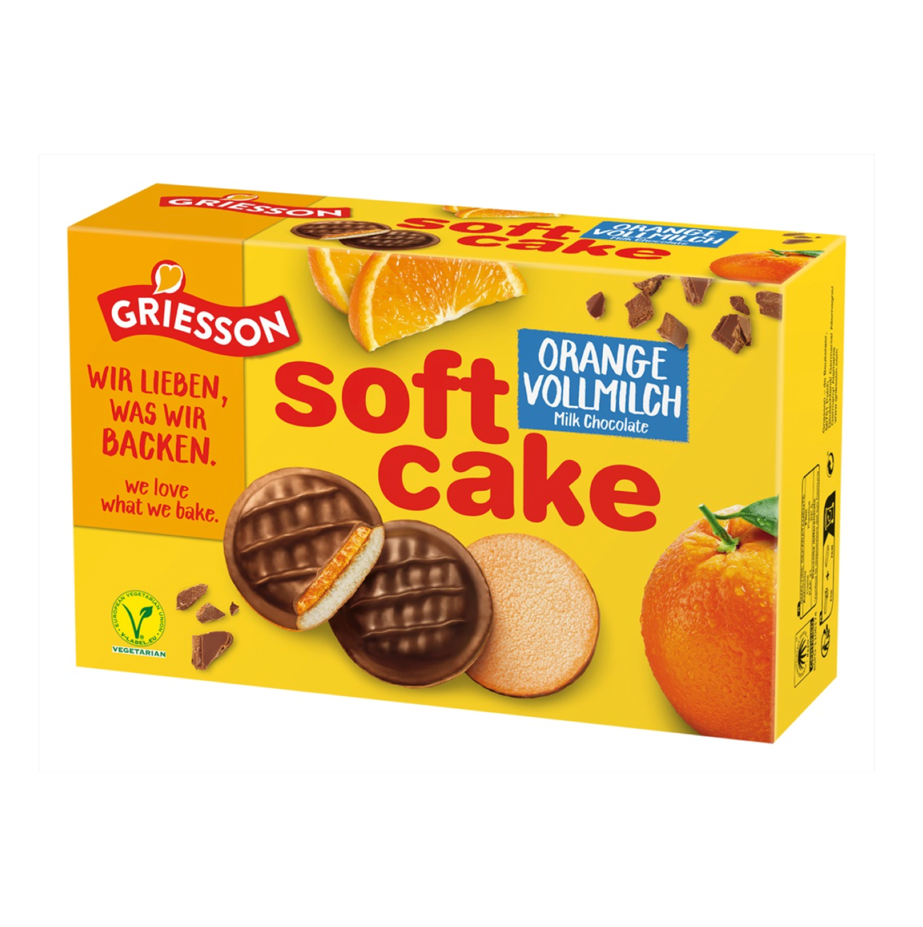 Griesson Soft Cake Orange Vollmilch (Milk Chocolate)