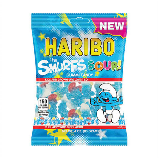 Haribo Sour Gummy Smurfs