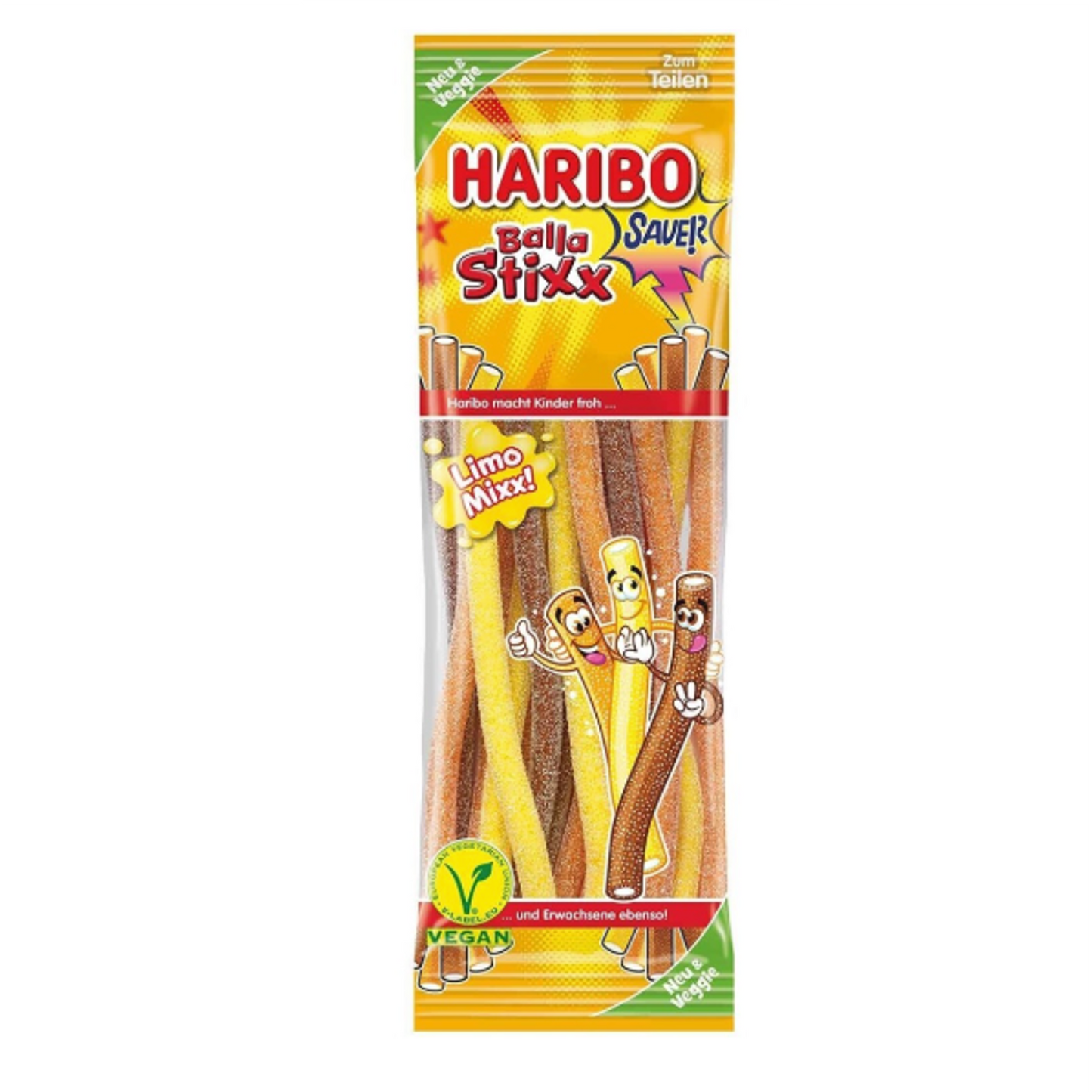 german balla stixx limo from haribo