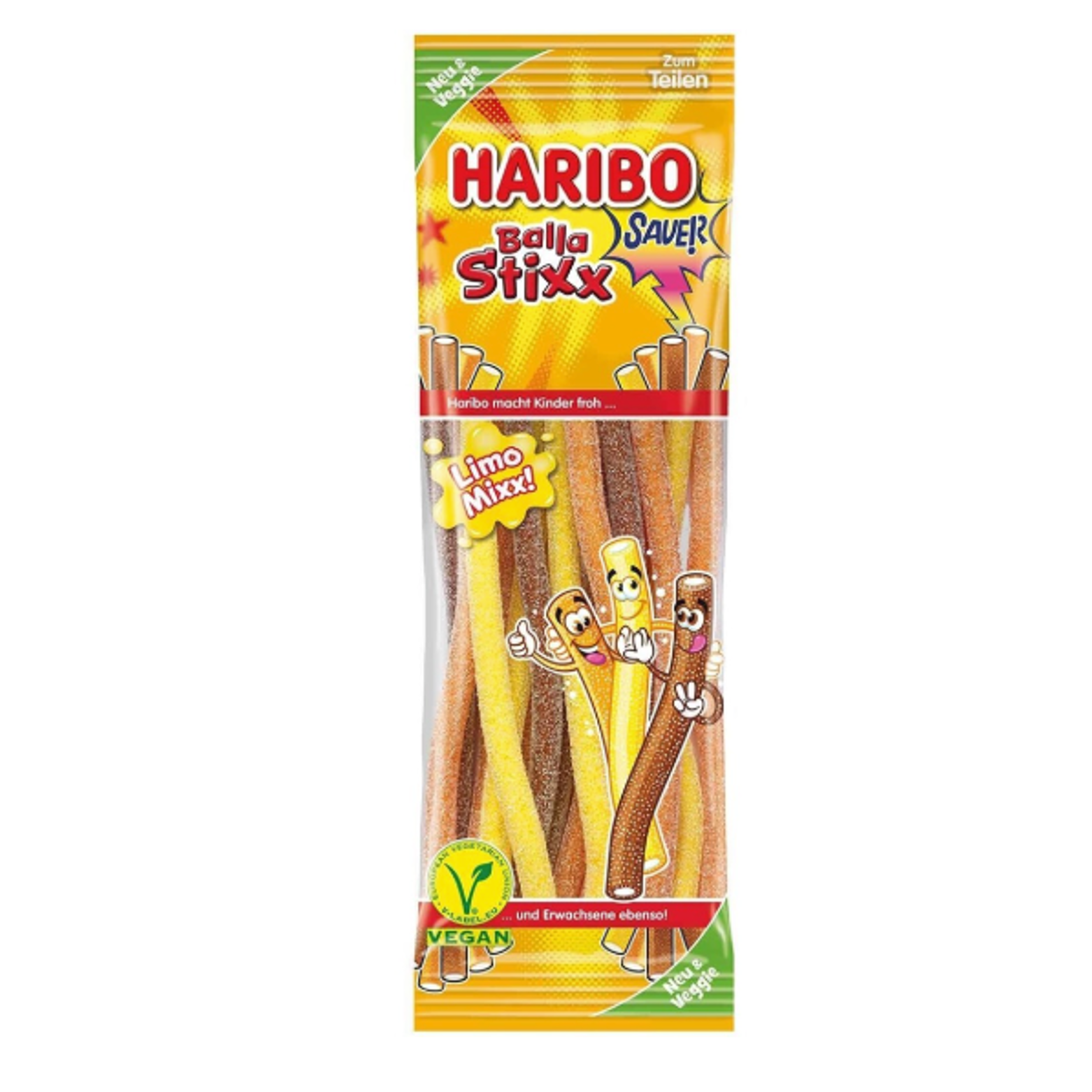 german balla stixx limo from haribo