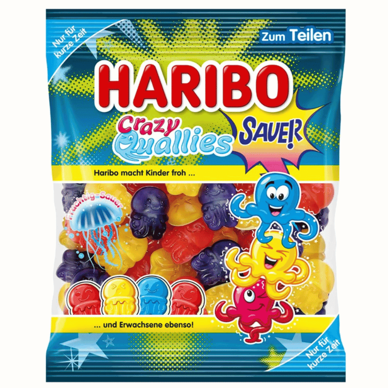 Haribo Crazy Quallies Sour – One Stop German Shop Haribo Crazy Quallies Sour – One Stop German Shop