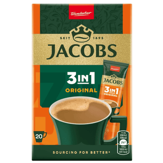 Jacobs Original 3 in 1 Instant Coffee (20 X 12.6g)