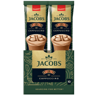 Jacobs Instant Coffee 3 in 1 Bailey's Cappuccino (10-pack)