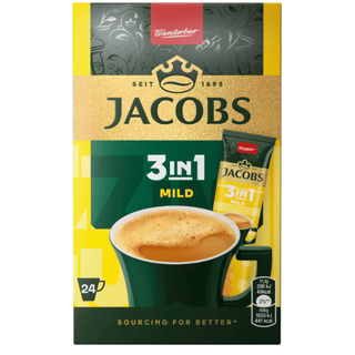 Jacobs Original 3 in 1 Mild Instant Coffee (20 pieces)