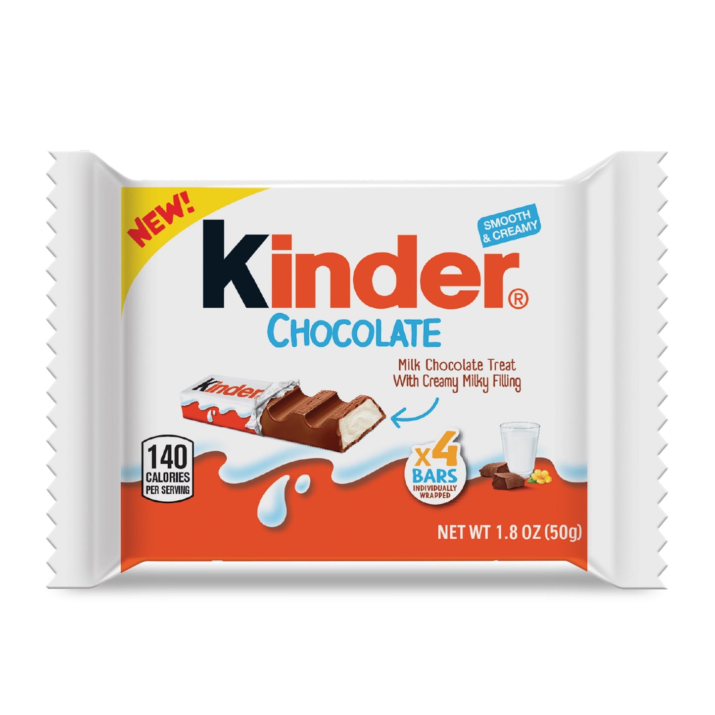 Kinder Chocolate Bar (4 bars)