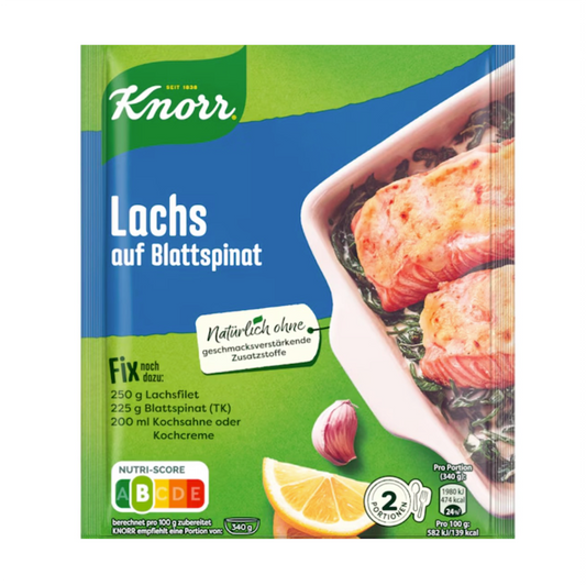 Knorr Fix Salmon and Spinach (Lachs auf Blattspinat)
