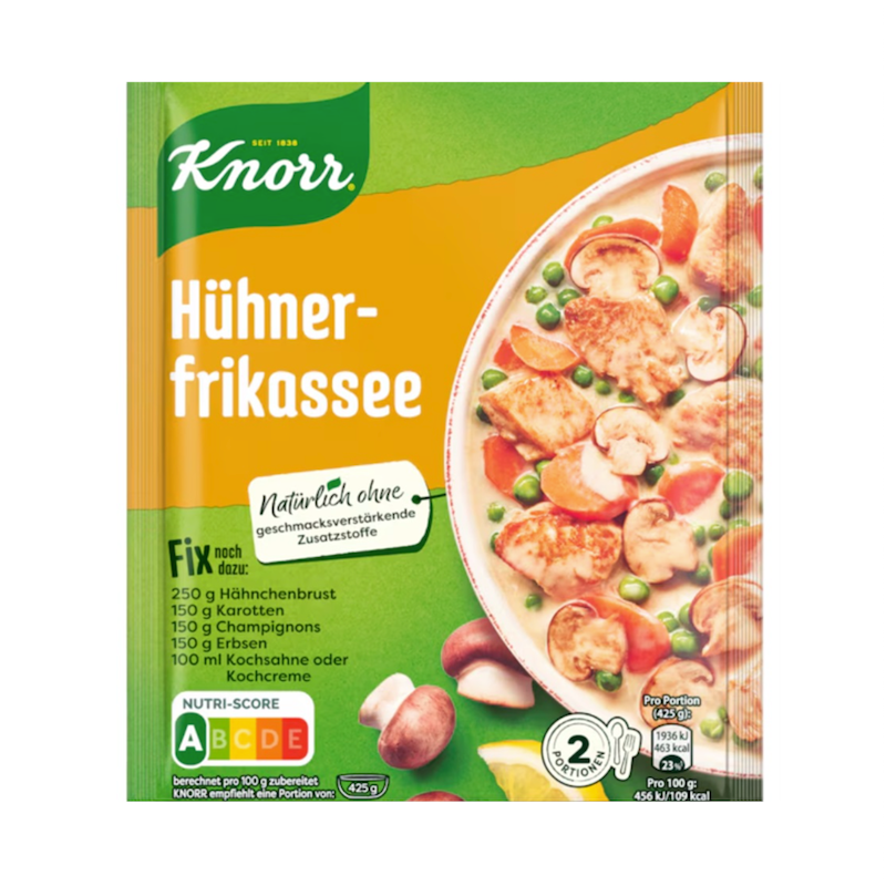 Knorr Fix Huehnerfrikassee