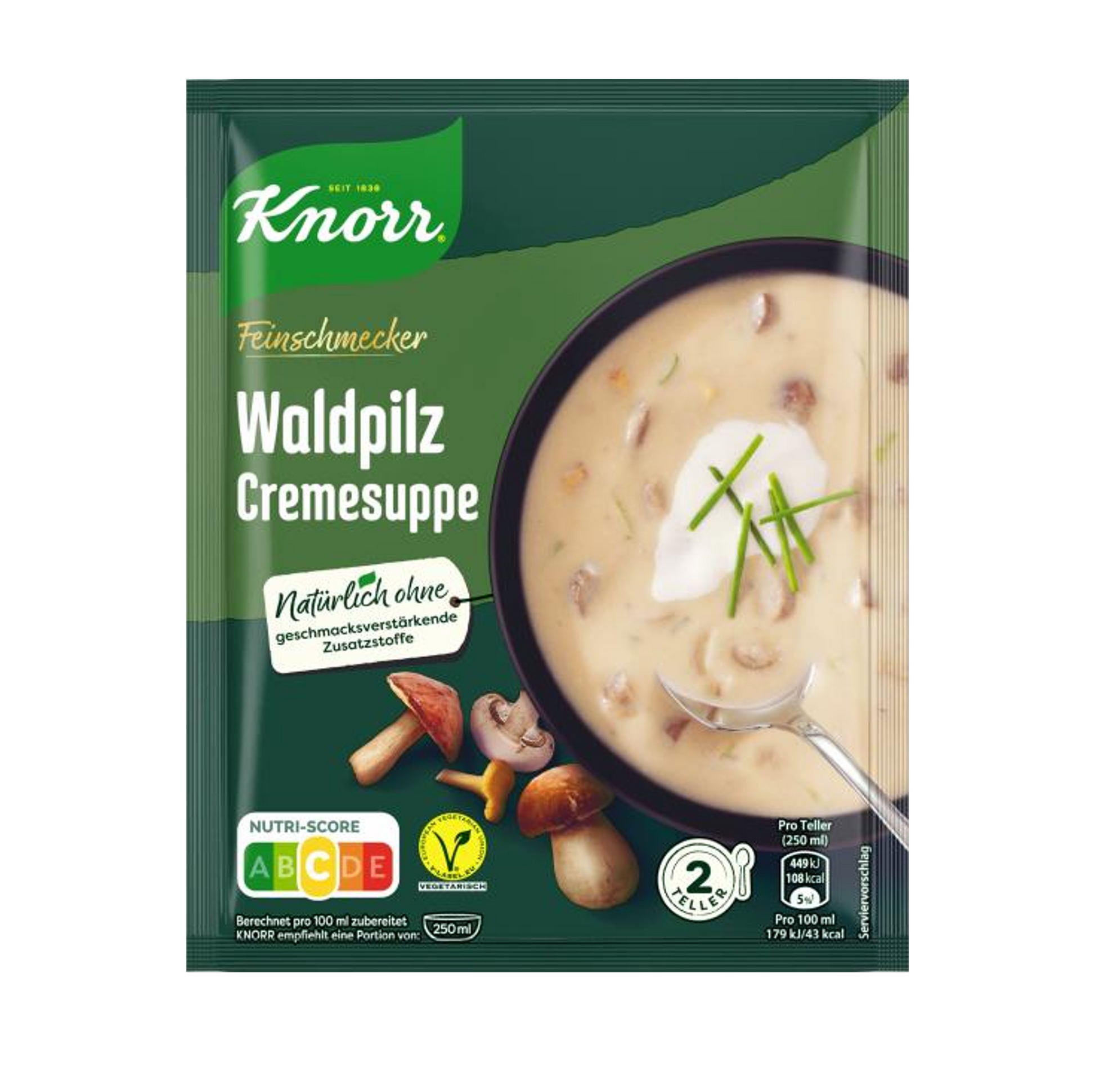 german knorr forest mushroom creme soup