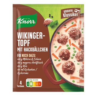 Knorr Fix Meatball Viking Pot (Wikingertopf mit Hackbällchen)
