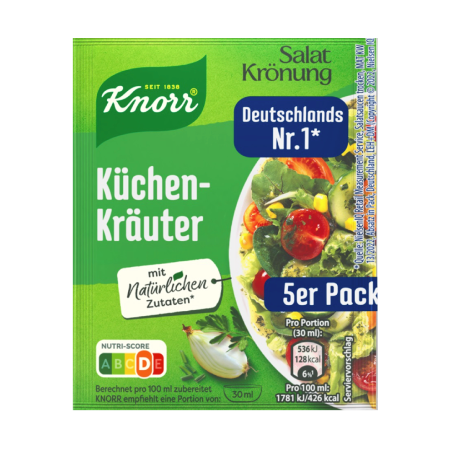 Knorr Salatkrönung Küchen-Kräuter 5 Pack
