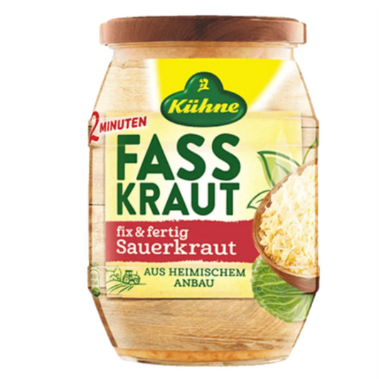 german fasskraut sauerkraut from kühne