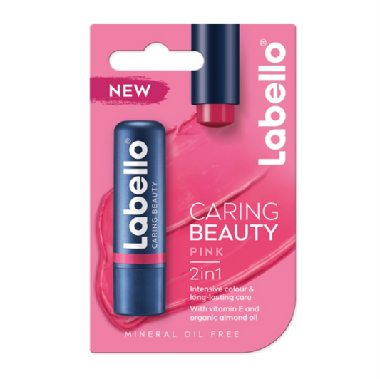 Labello Caring Beauty Pink 2in1