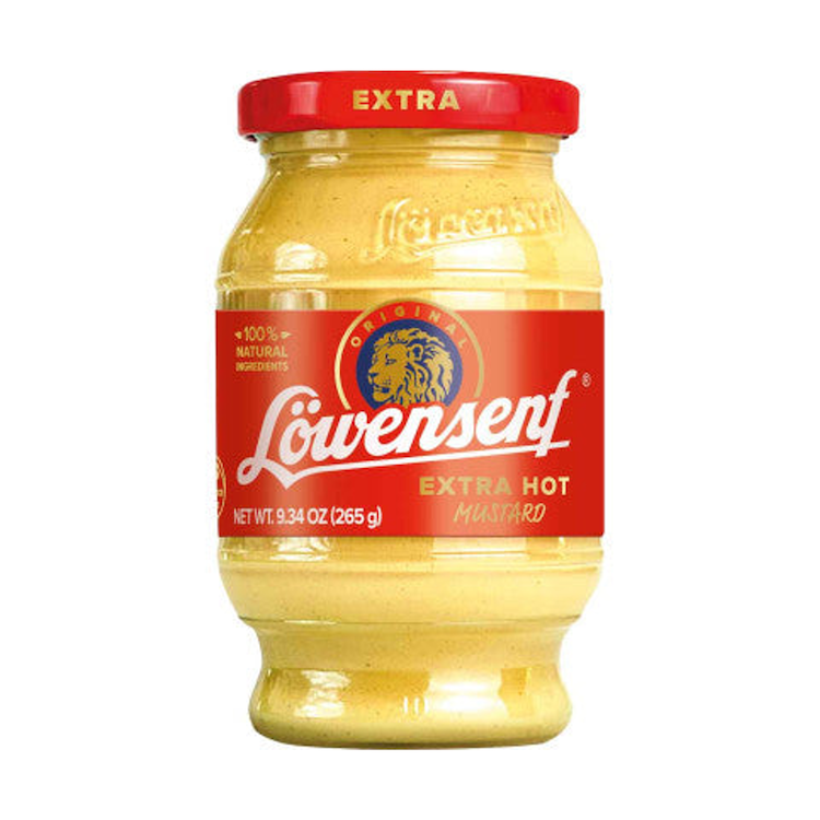 german extra hot mustard from löwensenf