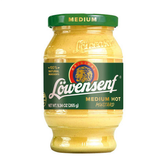 german medium hot mustard from löwensenf