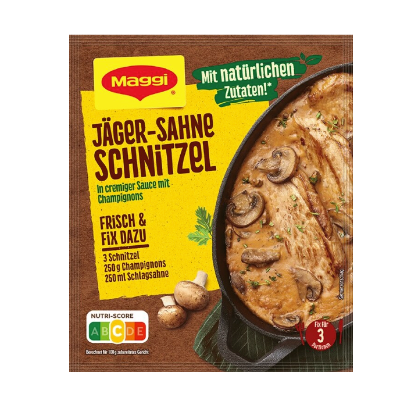 Maggi Fix Jäger-Sahne Schnitze (Creamy Hunter Schnitzel)