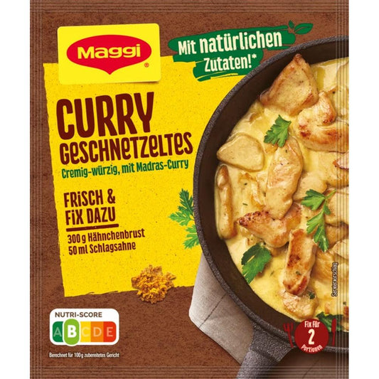 Maggi Fix Curry Geschnetzeltes