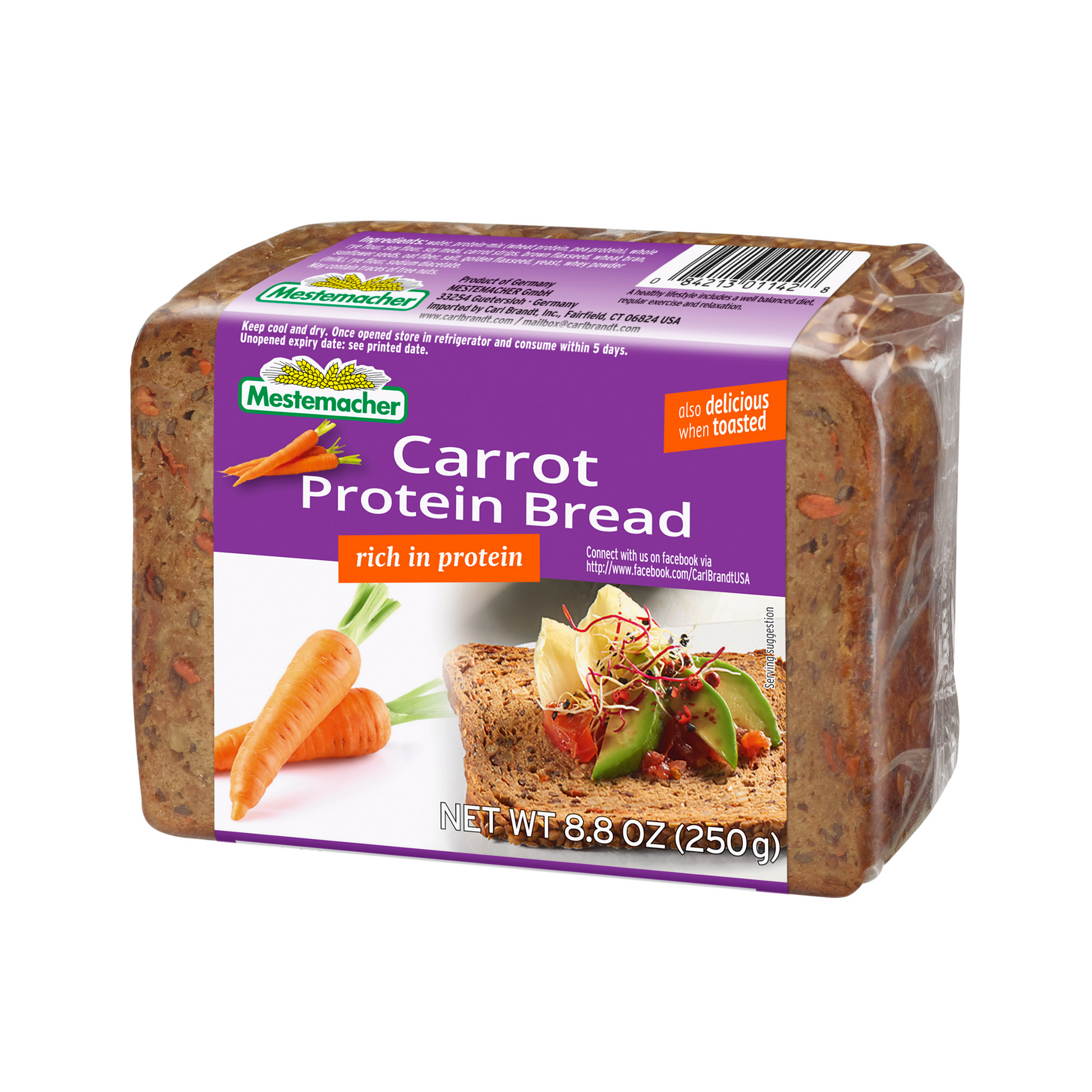 german mestemacher karotten protein brot