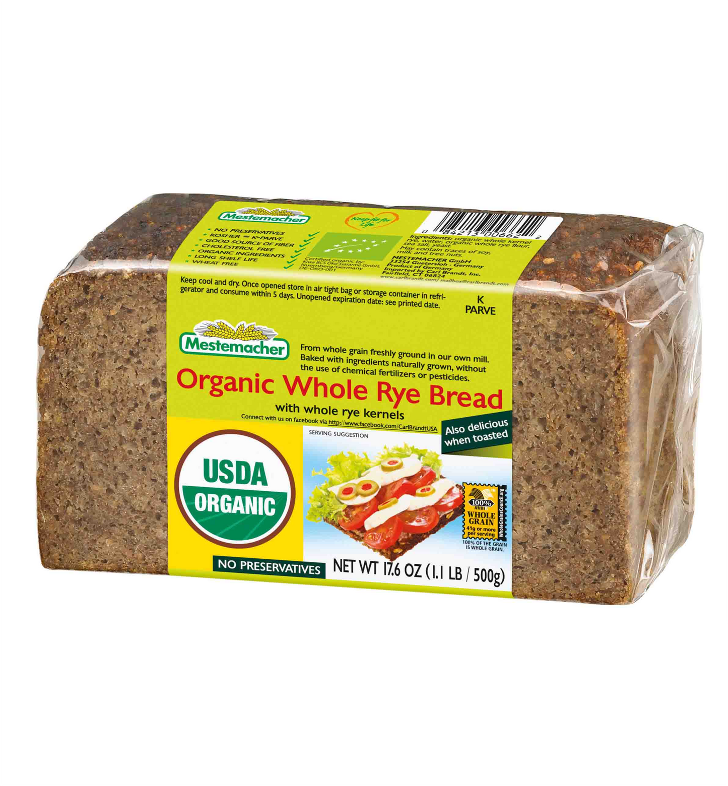 german mestemacher organic roggenbrot