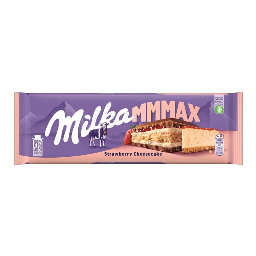 Milka MMMAX Strawberry Cheesecake