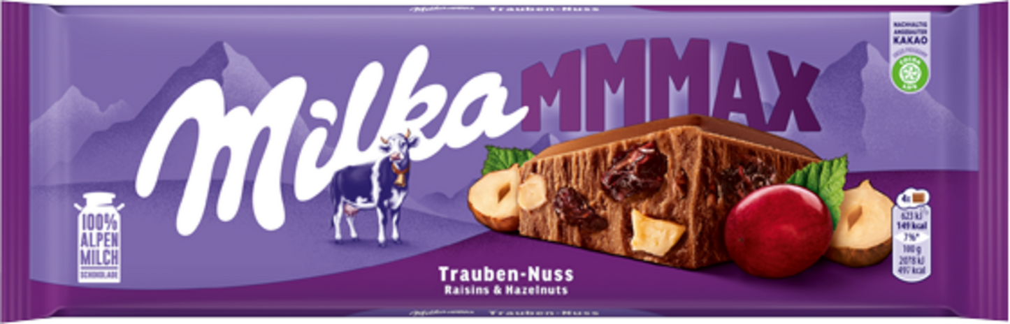 Milka Raisins & Nut Chocolate Bar (Trauben-Nuss) MMAX