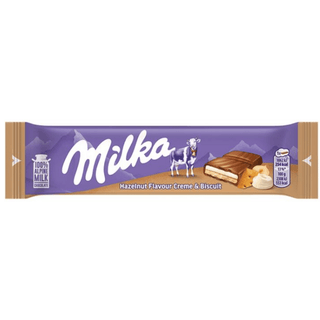 Milka Hazelnut Creme & Biscuit Bar