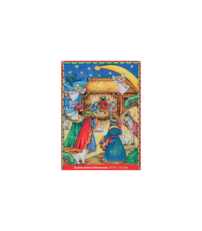 Erikas Pantry Advent Calendar Nativity Scene Red