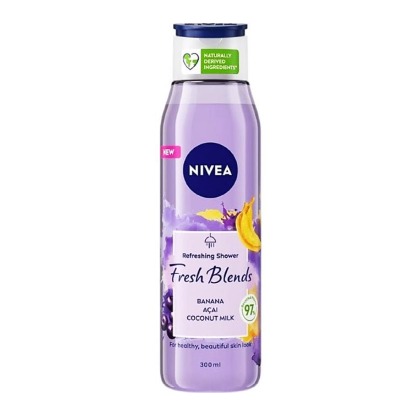 Nivea Fresh Blend Banana Acai Shower Gel