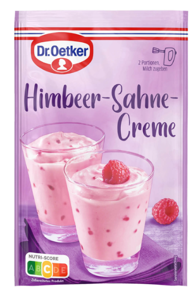 Dr. Oetker Himbeer Sahne Creme