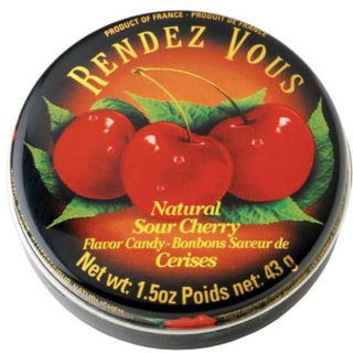 Rendezvous Sour Cherry Candy Tin